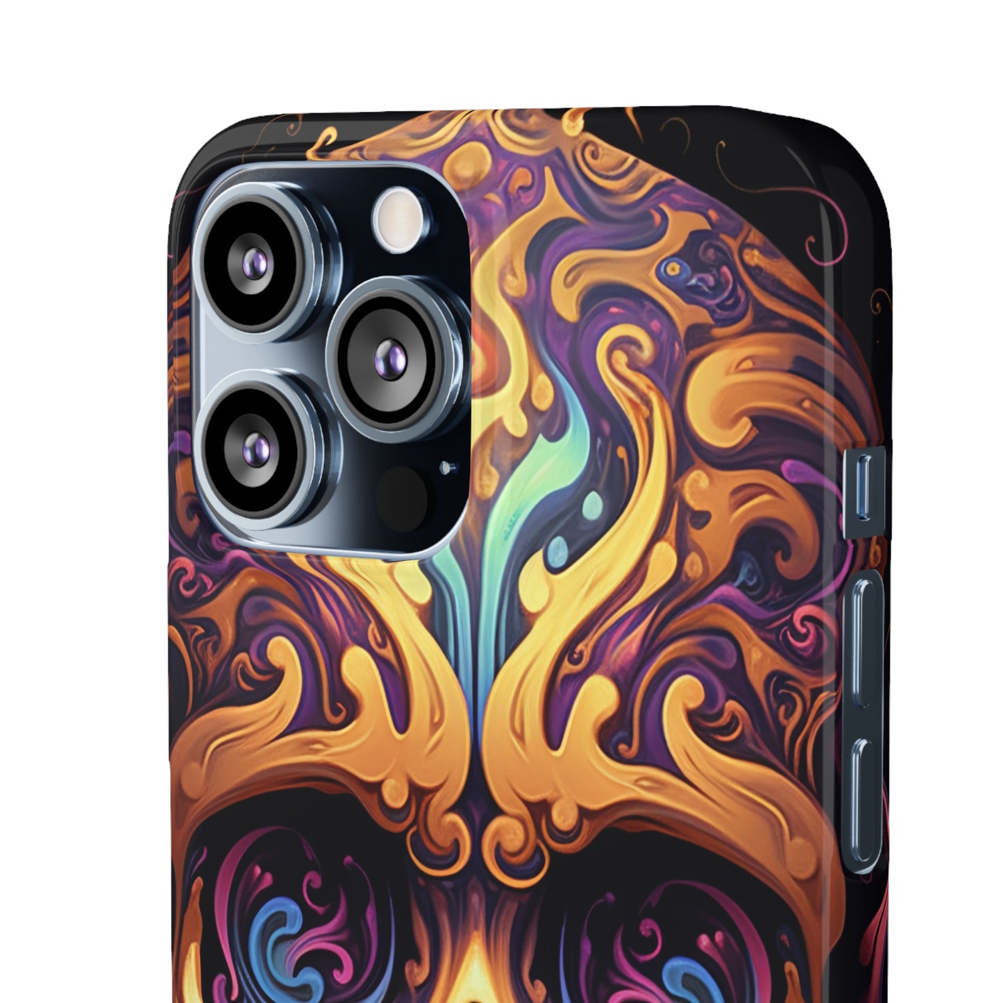 Paisley Skull - iPhone Snap Case