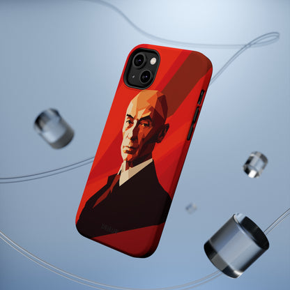 Oppenheimer Minimalist Portrait - iPhone MagSafe Tough Case