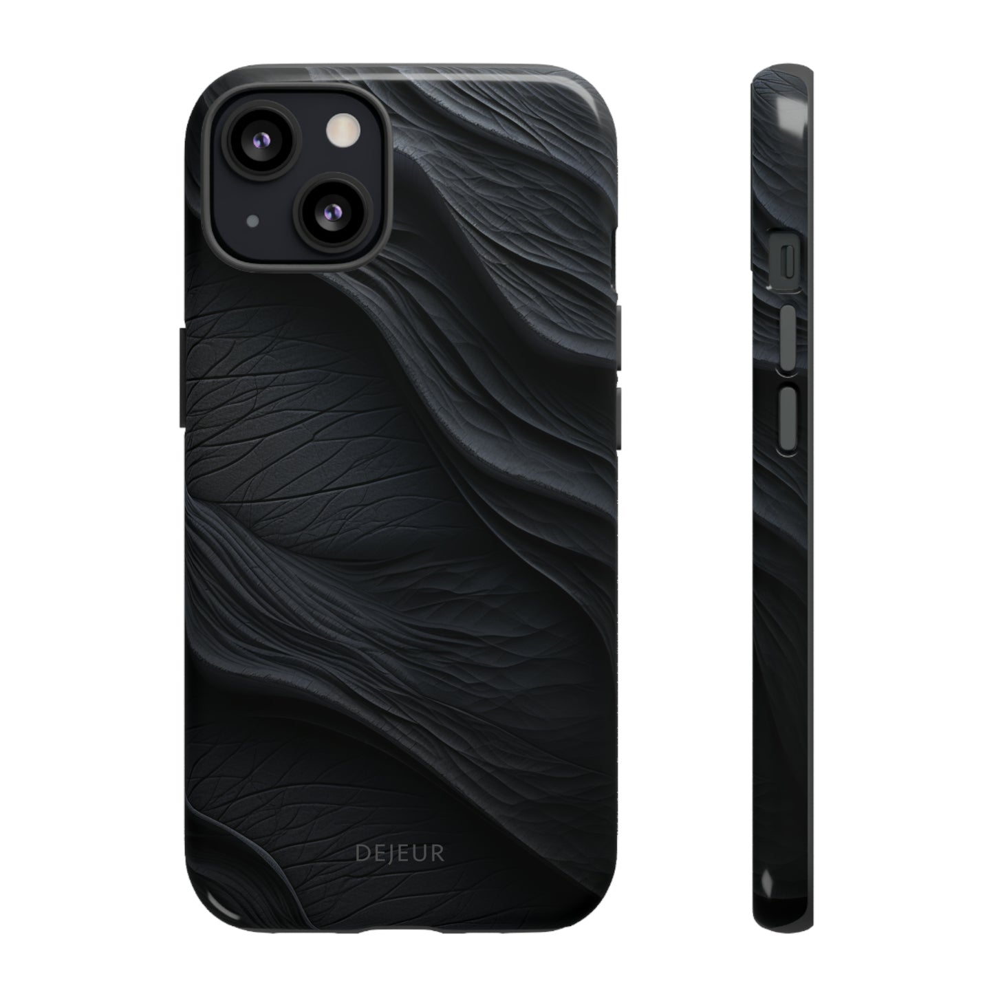 Charcoal Ripples - iPhone Tough Case