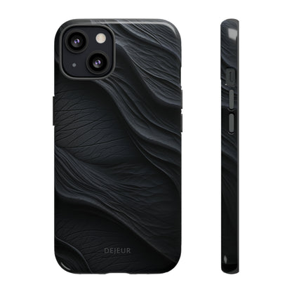 Charcoal Ripples - iPhone Tough Case