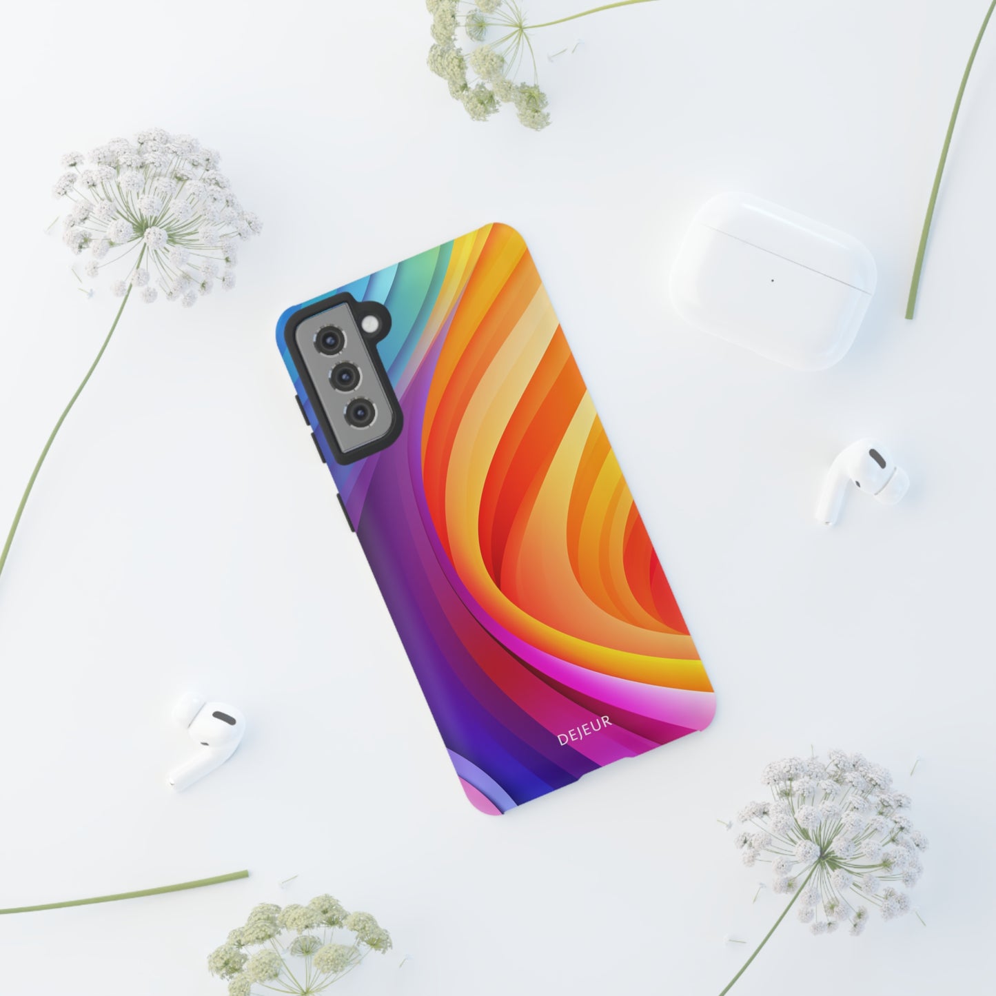 Rainbow Waves - Samsung Galaxy Tough Case