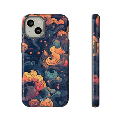 Fox Tail Swirls - iPhone Tough Case