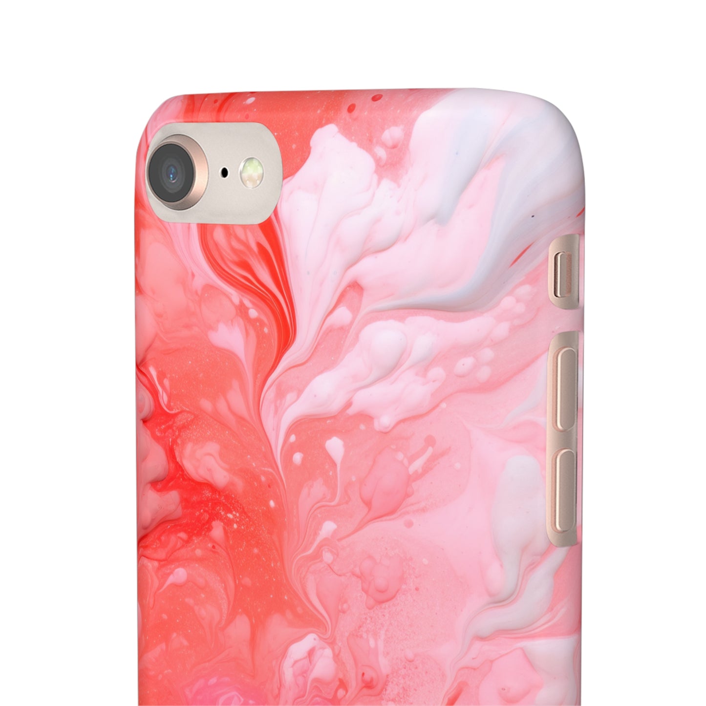 Rose Pink Marble - iPhone Snap Case