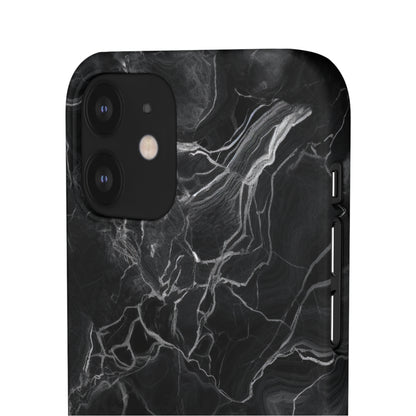 Dark Marble - iPhone Snap Case