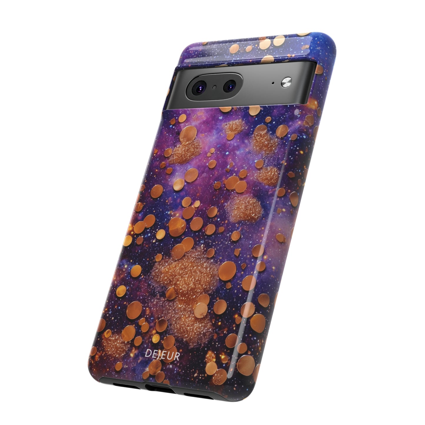 Cosmic Glitter Circles - Google Pixel Tough Case