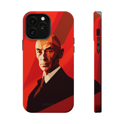 Oppenheimer Minimalist Portrait - iPhone MagSafe Tough Case