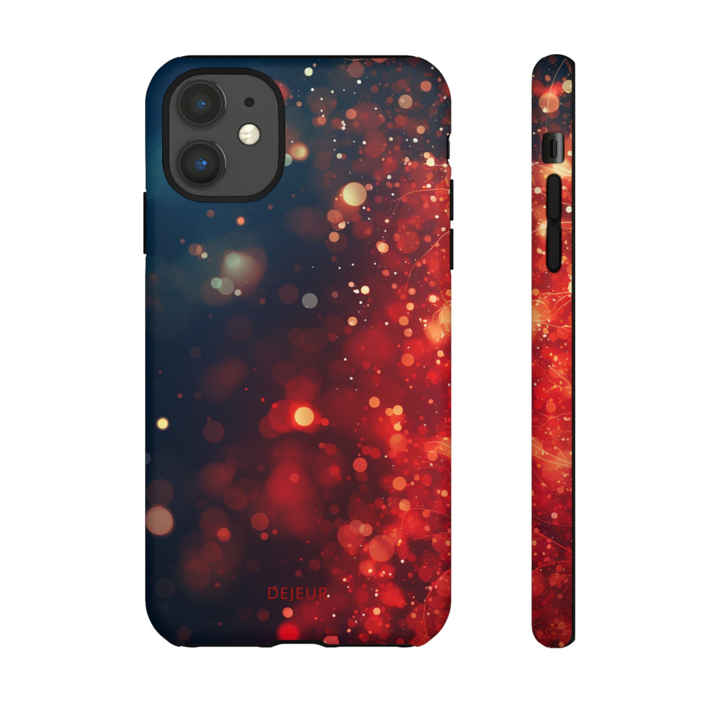 Midnight Red Shimmer - iPhone Tough Case