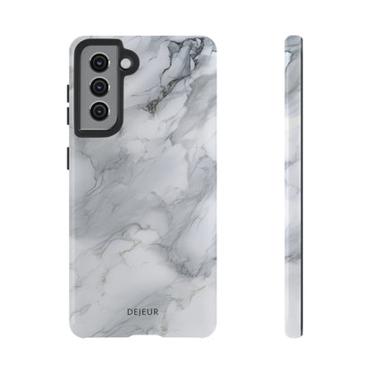 Platinum Silver Marble - Samsung Galaxy Tough Case