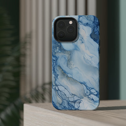 Sky Blue Marble - iPhone MagSafe Tough Case