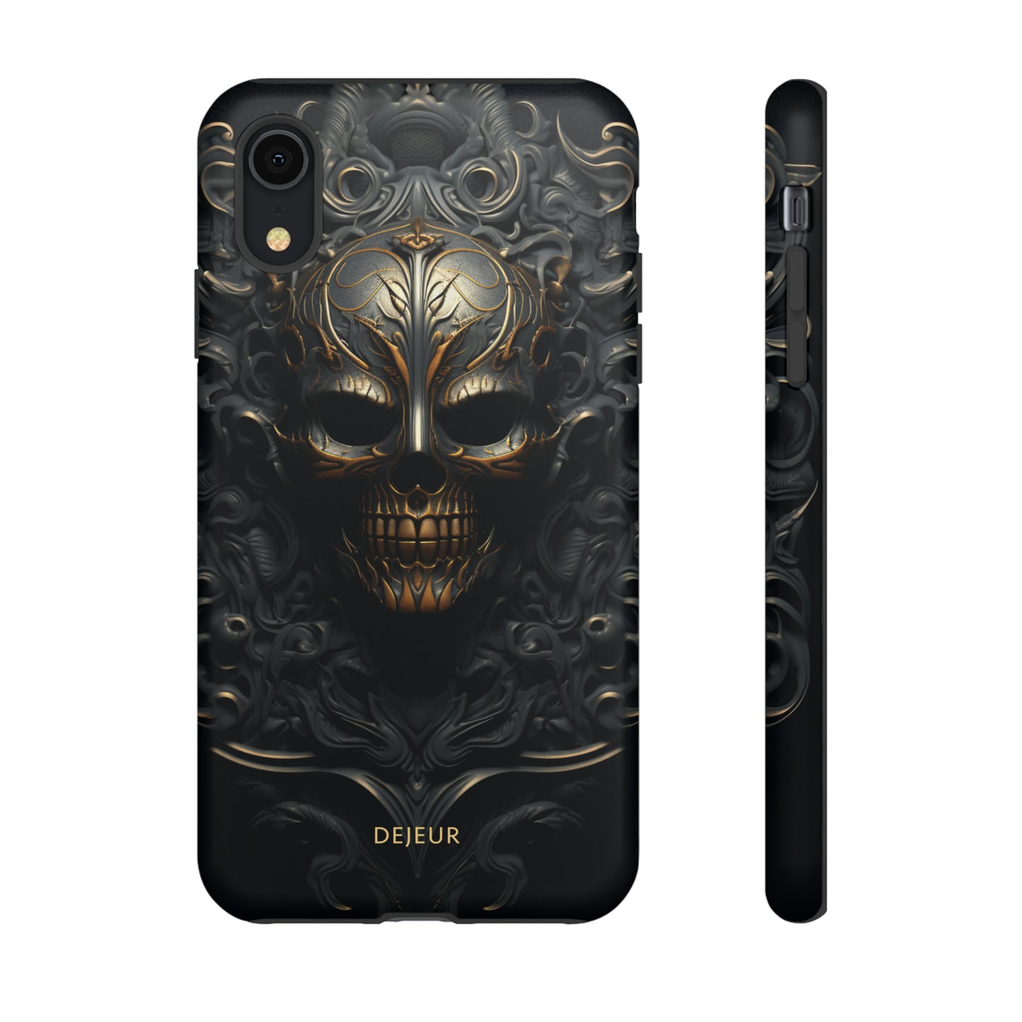 Dark Bronze Skull - iPhone Tough Case