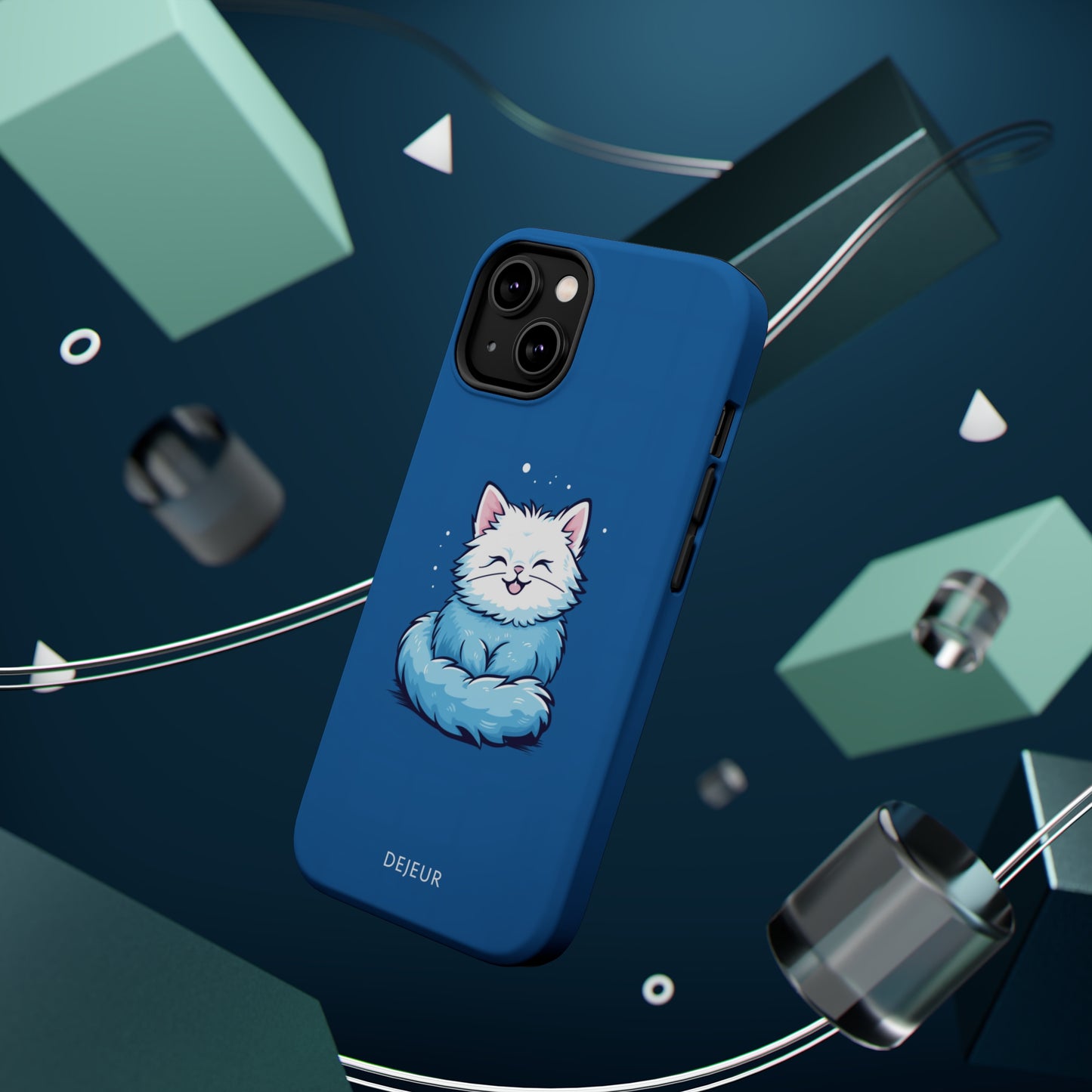 Sky Happy Cat - iPhone MagSafe Tough Case