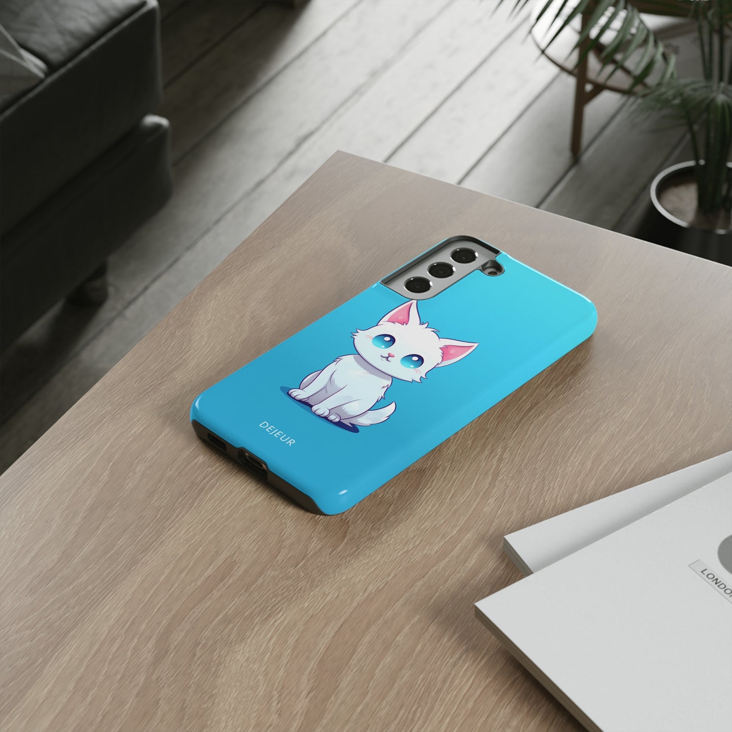 Blue Eyed Cutey Cat - Samsung Galaxy Tough Case