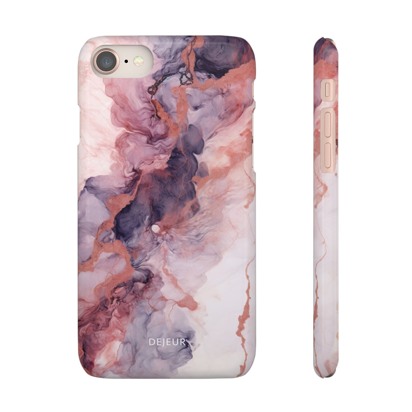 Royal Purple Marble - iPhone Snap Case