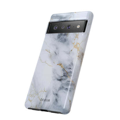 White Gold Marble - Google Pixel Tough Case