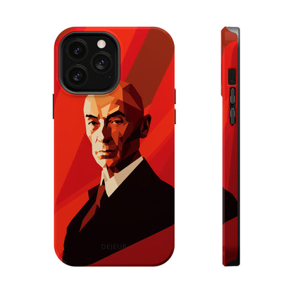 Oppenheimer Minimalist Portrait - iPhone MagSafe Tough Case