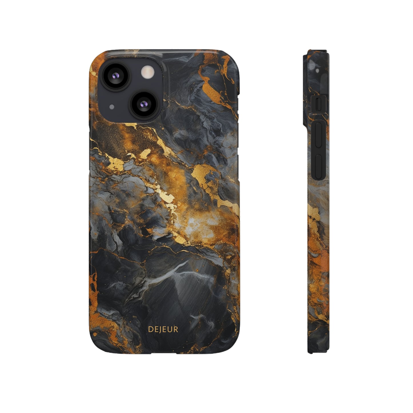 Platinum Gold Marble - iPhone Snap Case