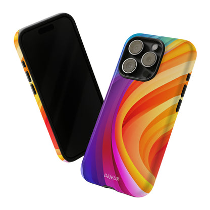 Rainbow Waves - iPhone Tough Case