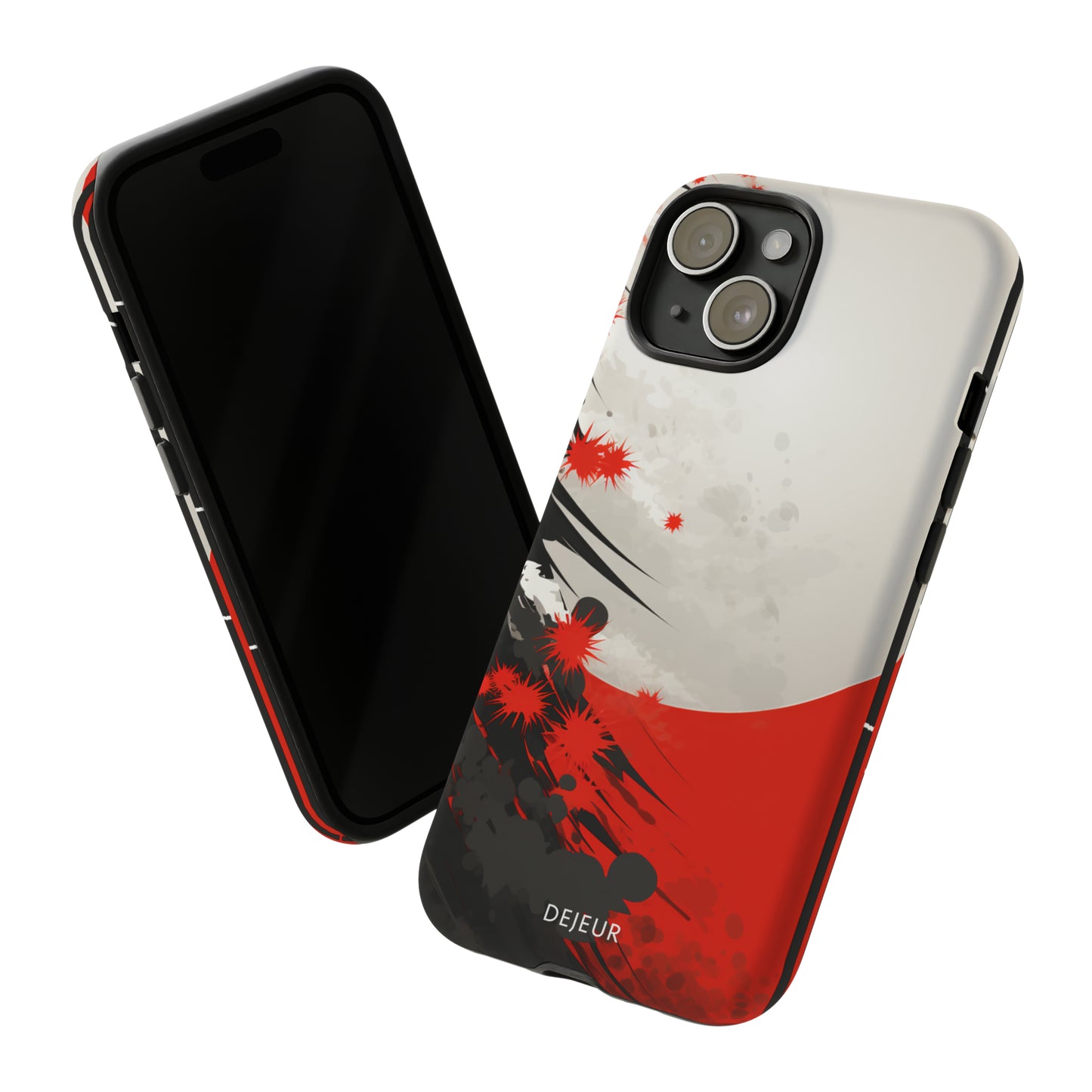 Japanese Abstract Splatter - iPhone Tough Case