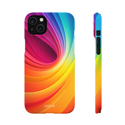 Rainbow Swirl - iPhone Snap Case