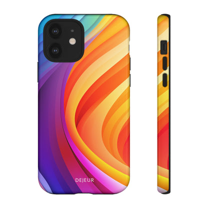 Rainbow Waves - iPhone Tough Case