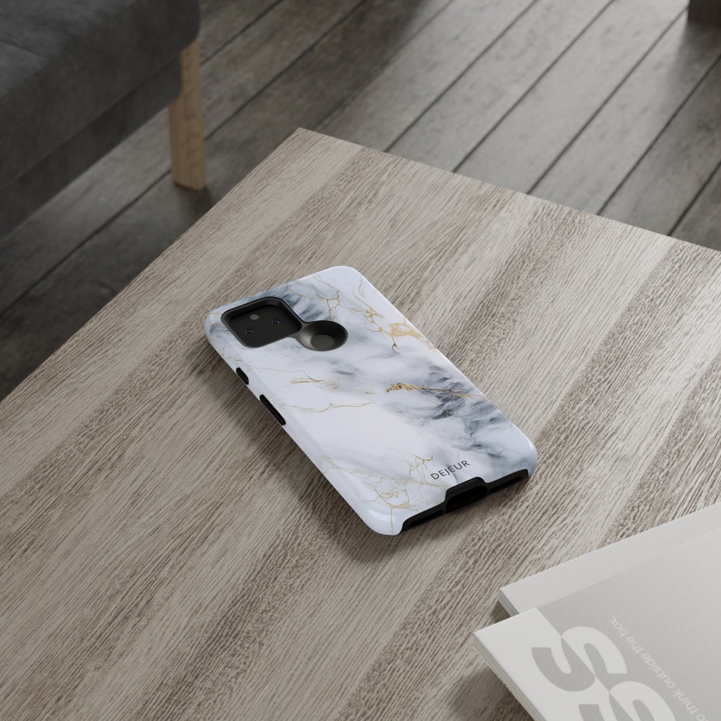 White Gold Marble - Google Pixel Tough Case