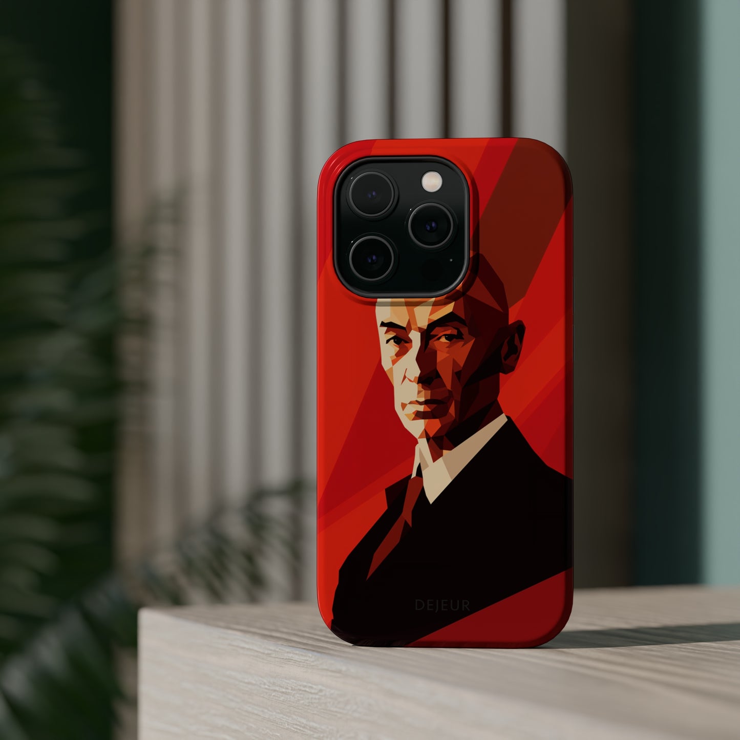 Oppenheimer Minimalist Portrait - iPhone MagSafe Tough Case