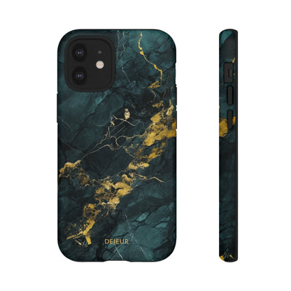 Gold Shadow Marble - iPhone Tough Case