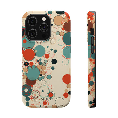 Pastel Line Circles - iPhone MagSafe Tough Case