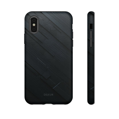 Synthetic Black Graphite - iPhone Tough Case