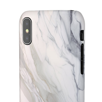 Light Cloud Marble - iPhone Snap Case