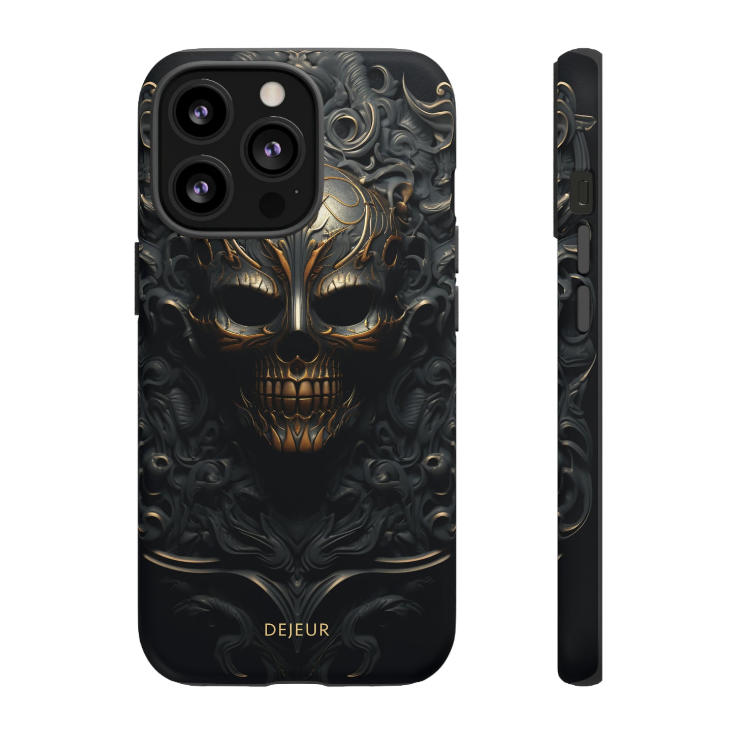 Dark Bronze Skull - iPhone Tough Case