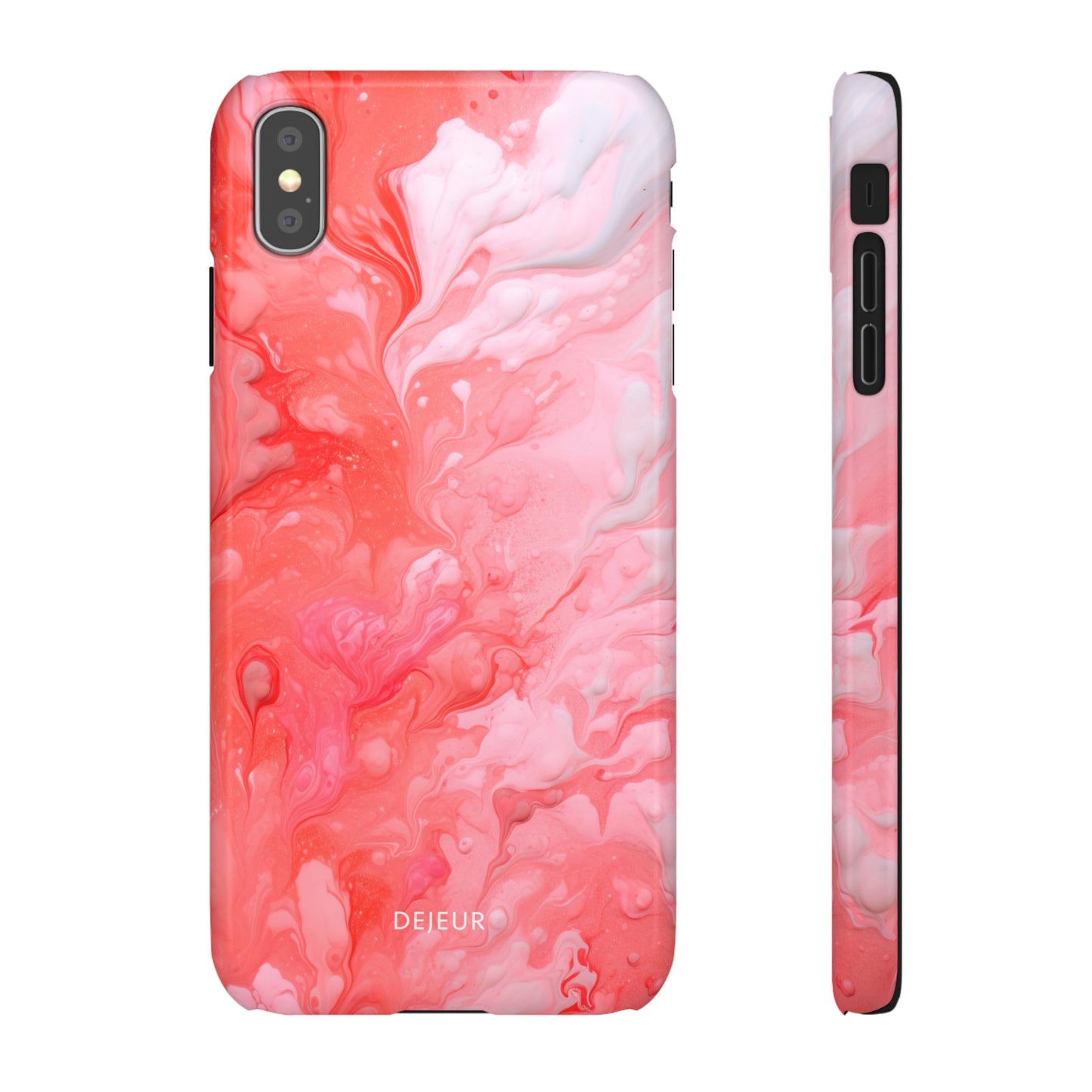 Rose Pink Marble - iPhone Snap Case