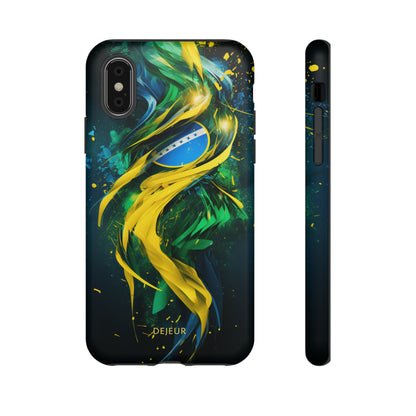 Brazil Splatter Design - iPhone Tough Case