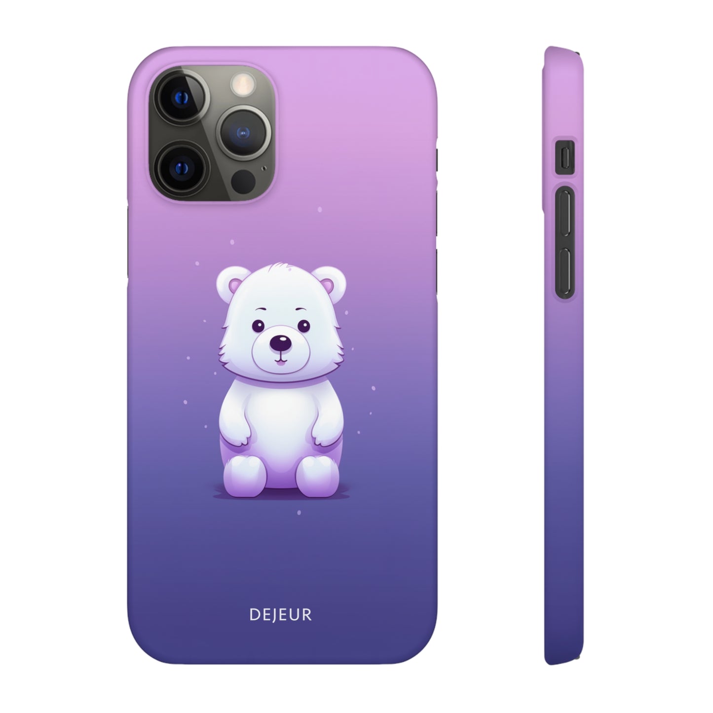 Violet Bear - iPhone Snap Case