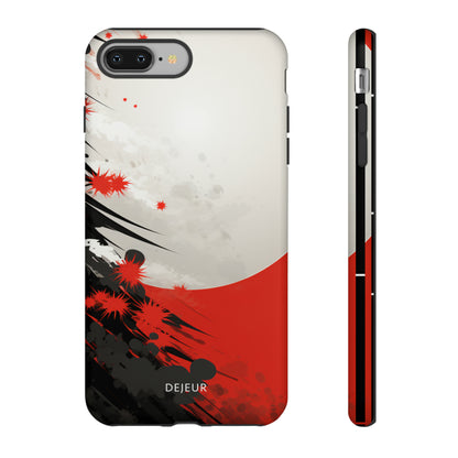 Japanese Abstract Splatter - iPhone Tough Case