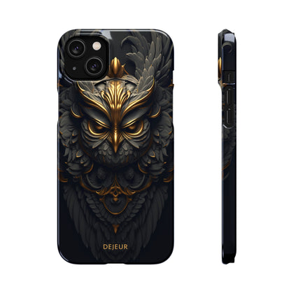 Golden Dark Owl - iPhone Snap Case