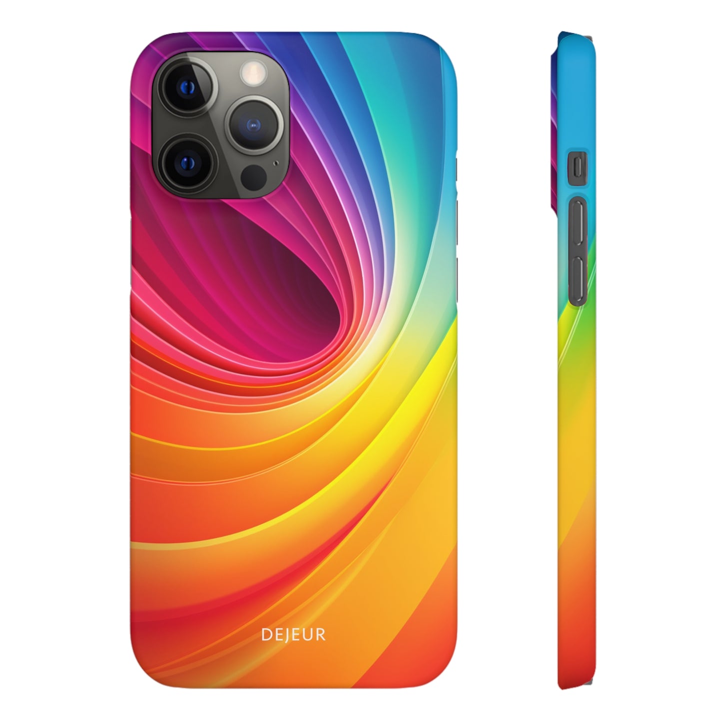 Rainbow Swirl - iPhone Snap Case