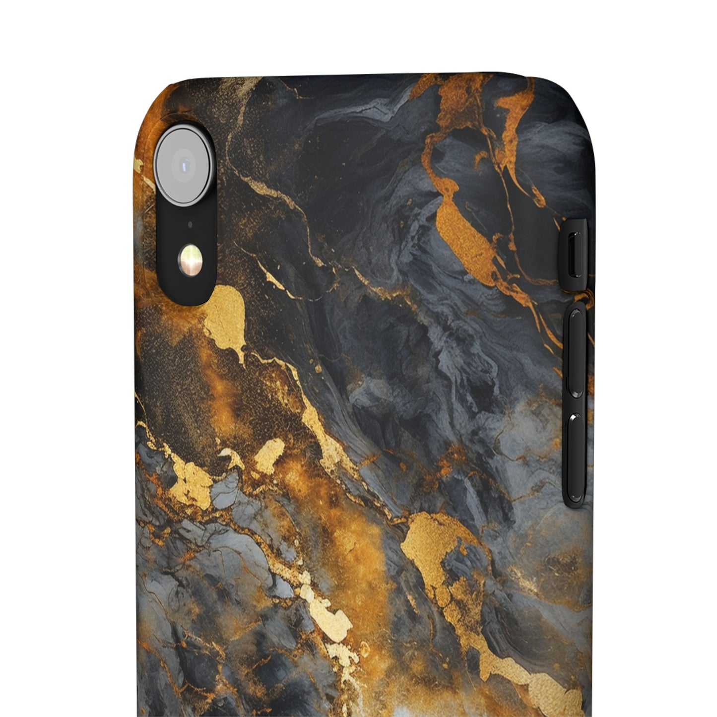 Platinum Gold Marble - iPhone Snap Case