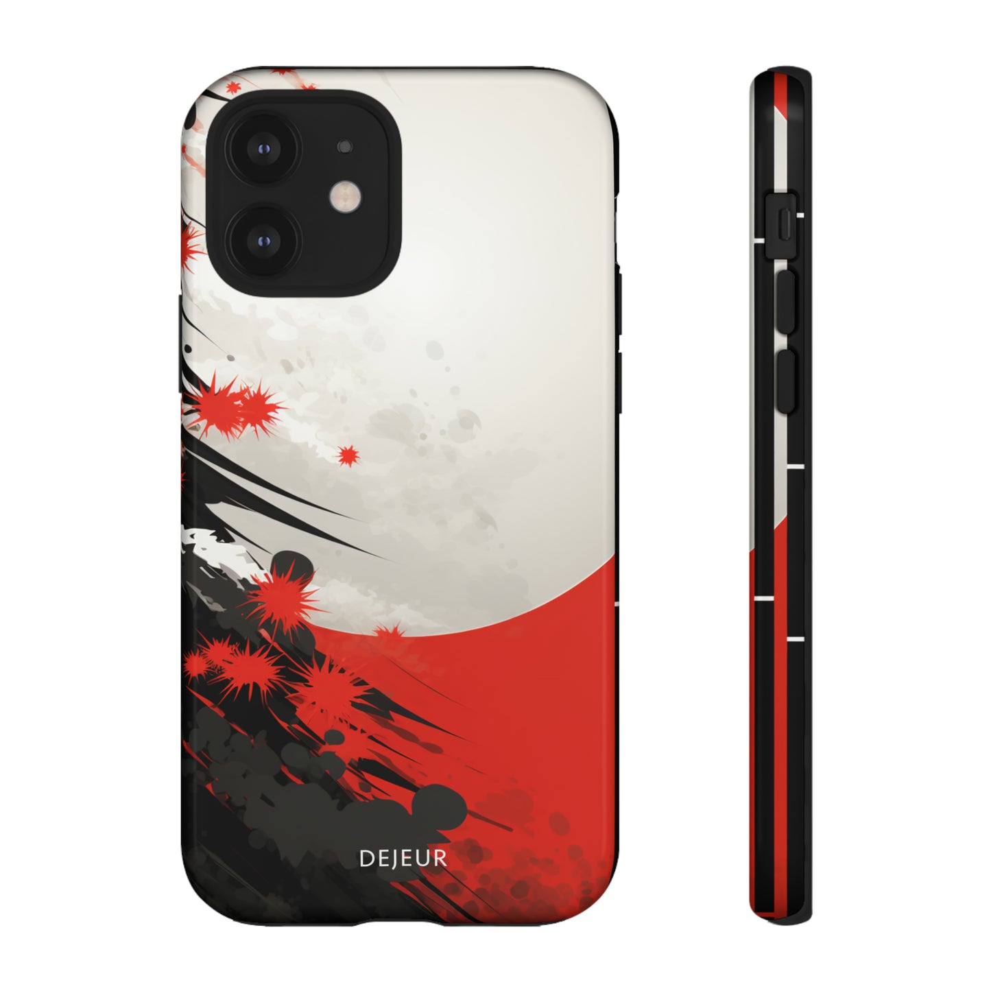 Japanese Abstract Splatter - iPhone Tough Case