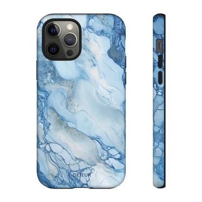 Sky Blue Marble - iPhone Tough Case