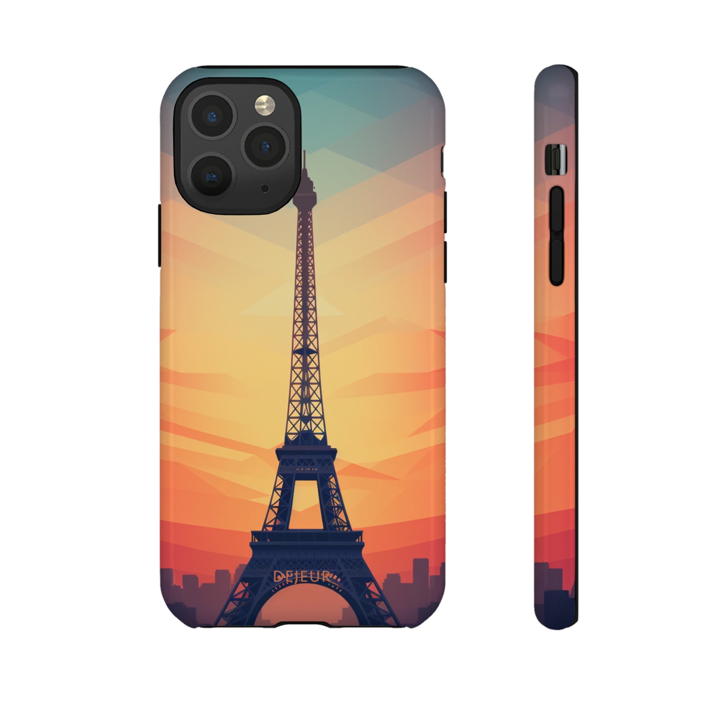 Eiffel Tower Sunset - iPhone Tough Case