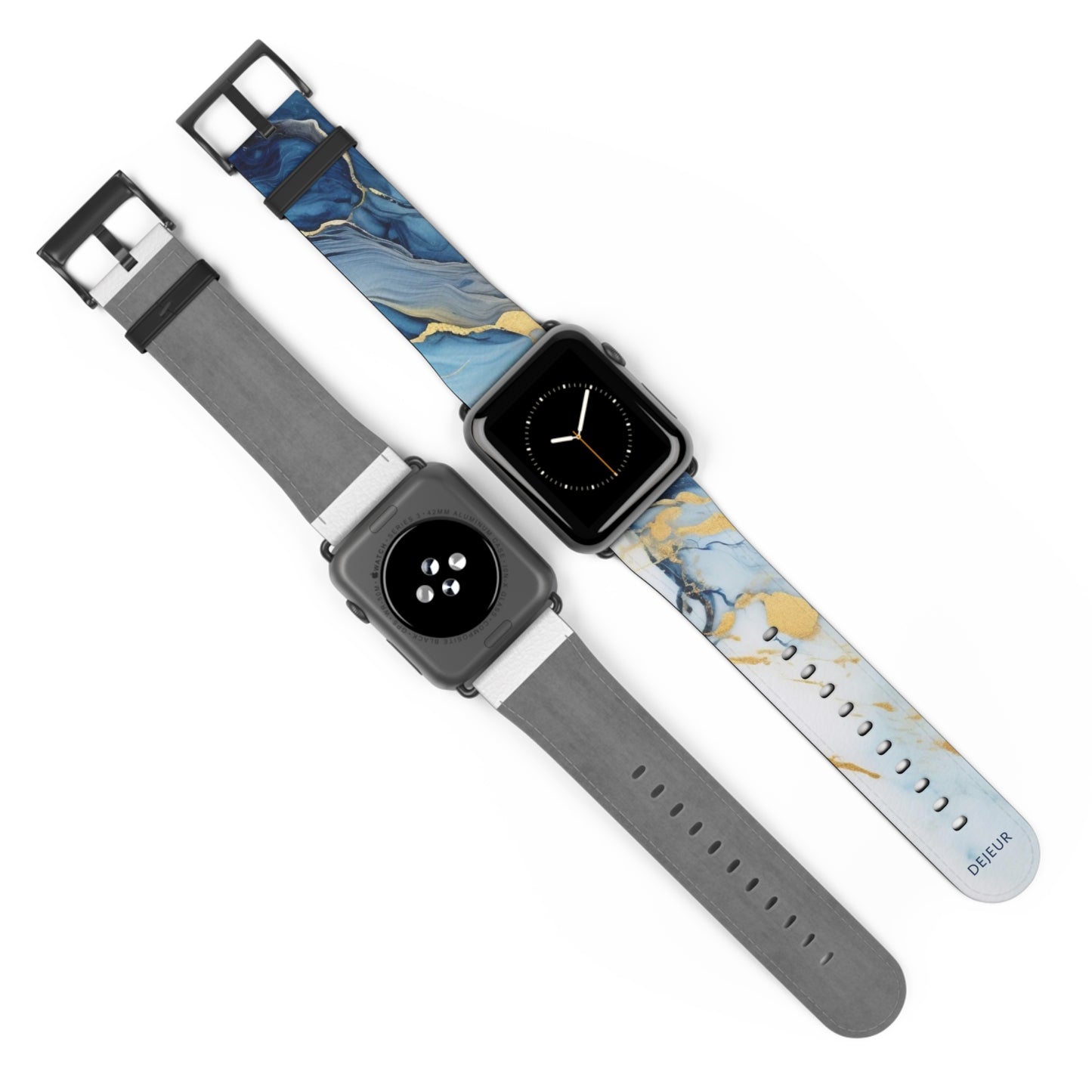 Elegant Marble - Leather Apple Watch Band