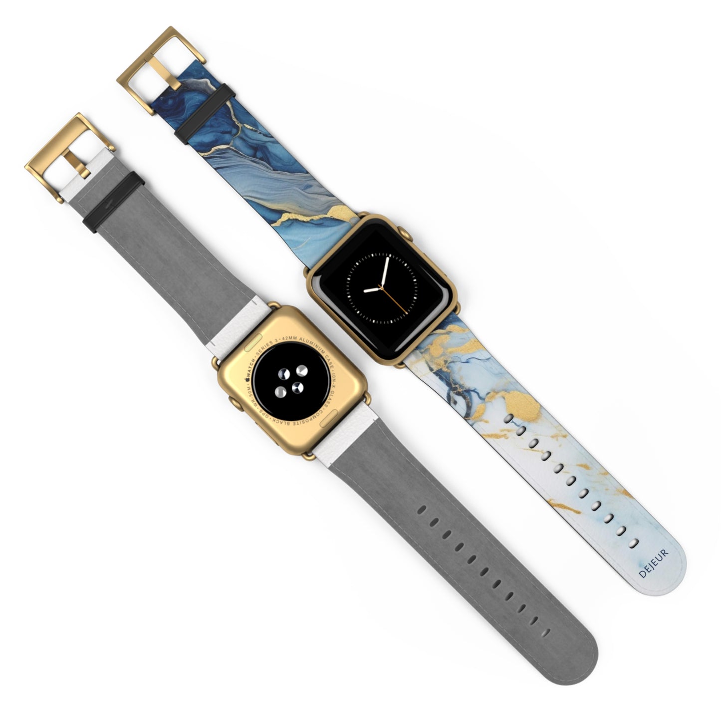 Elegant Marble - Leather Apple Watch Band