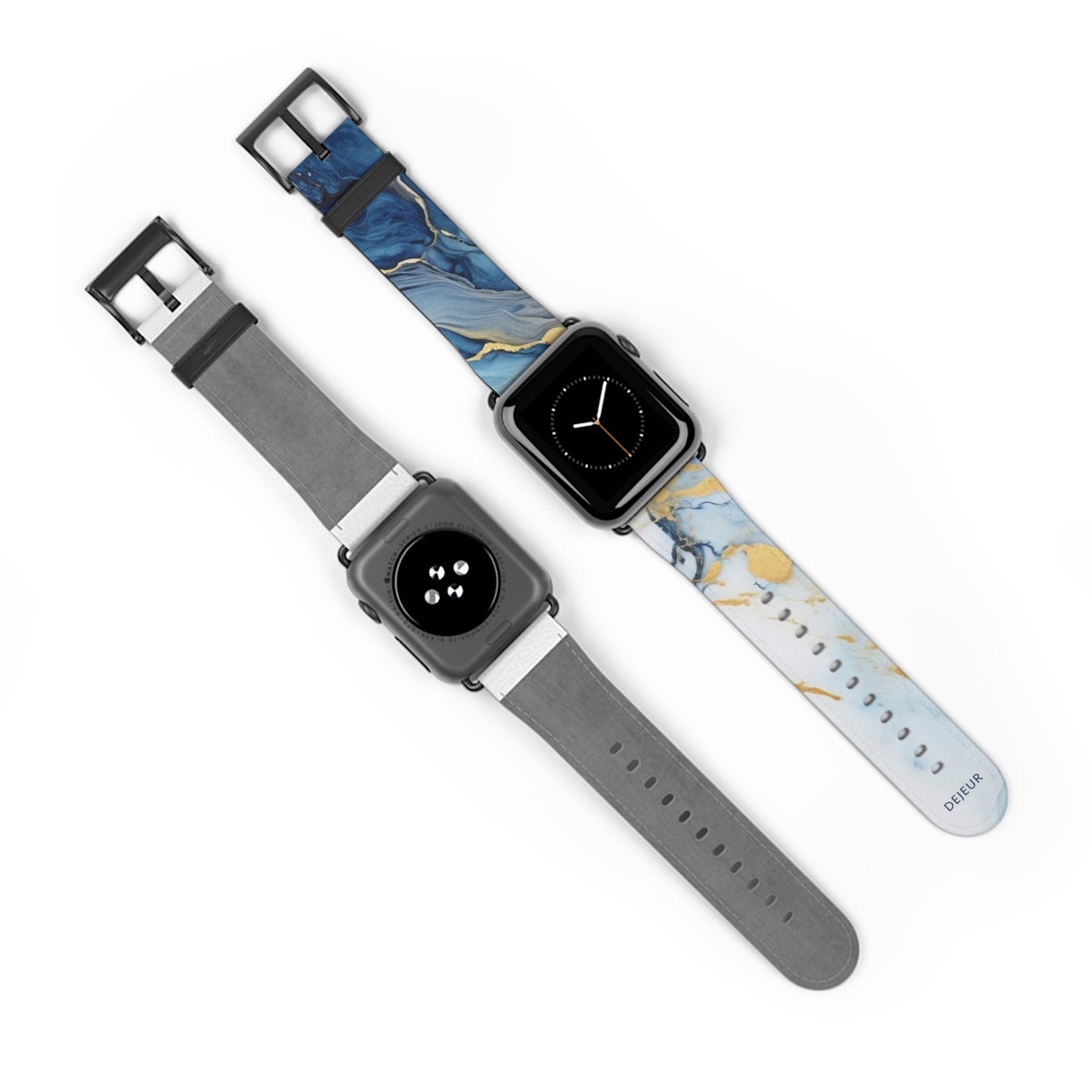 Elegant Marble - Leather Apple Watch Band