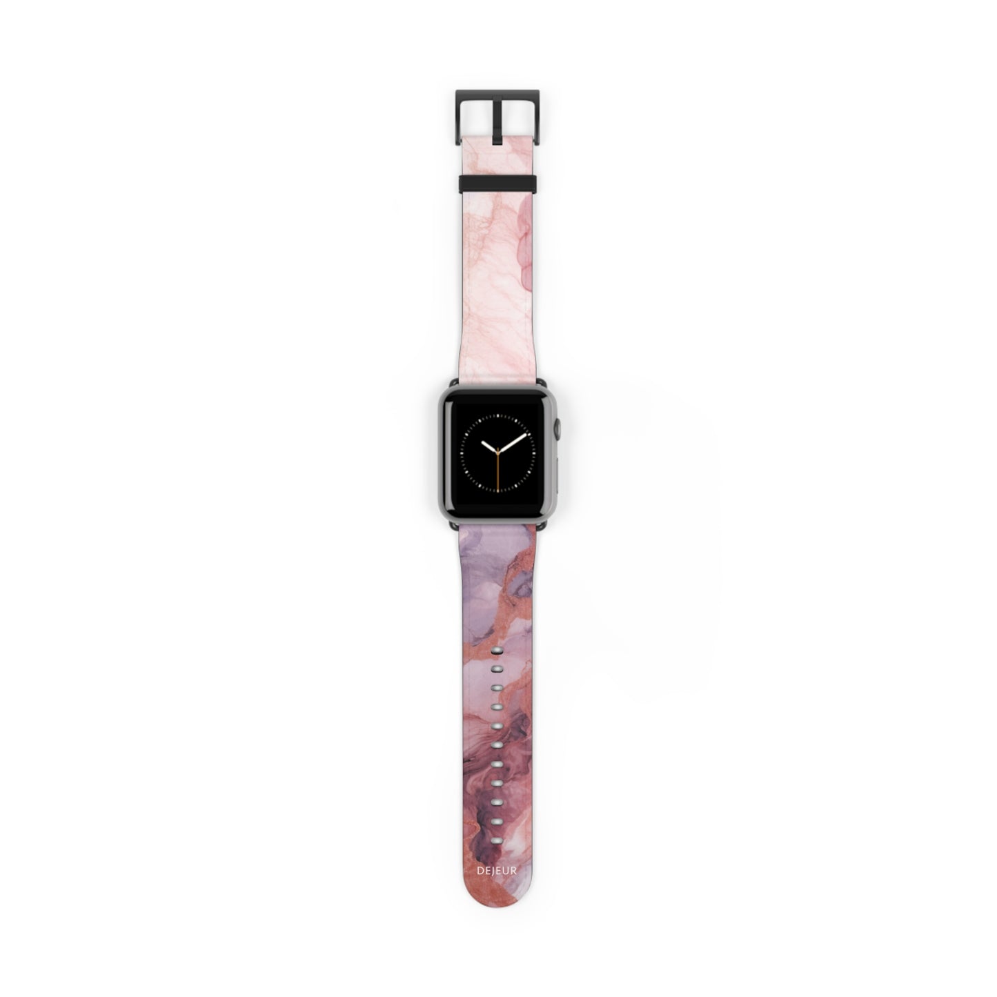 Royal Purple Marble - Leather Apple Watch Band