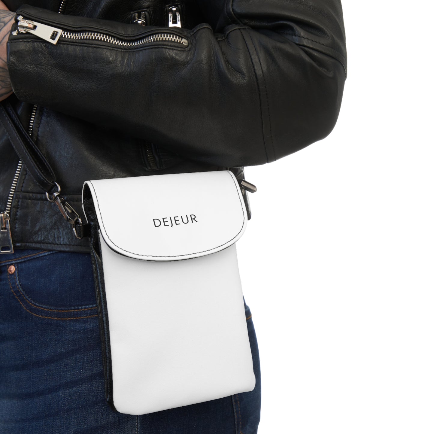 White - Small Phone Wallet