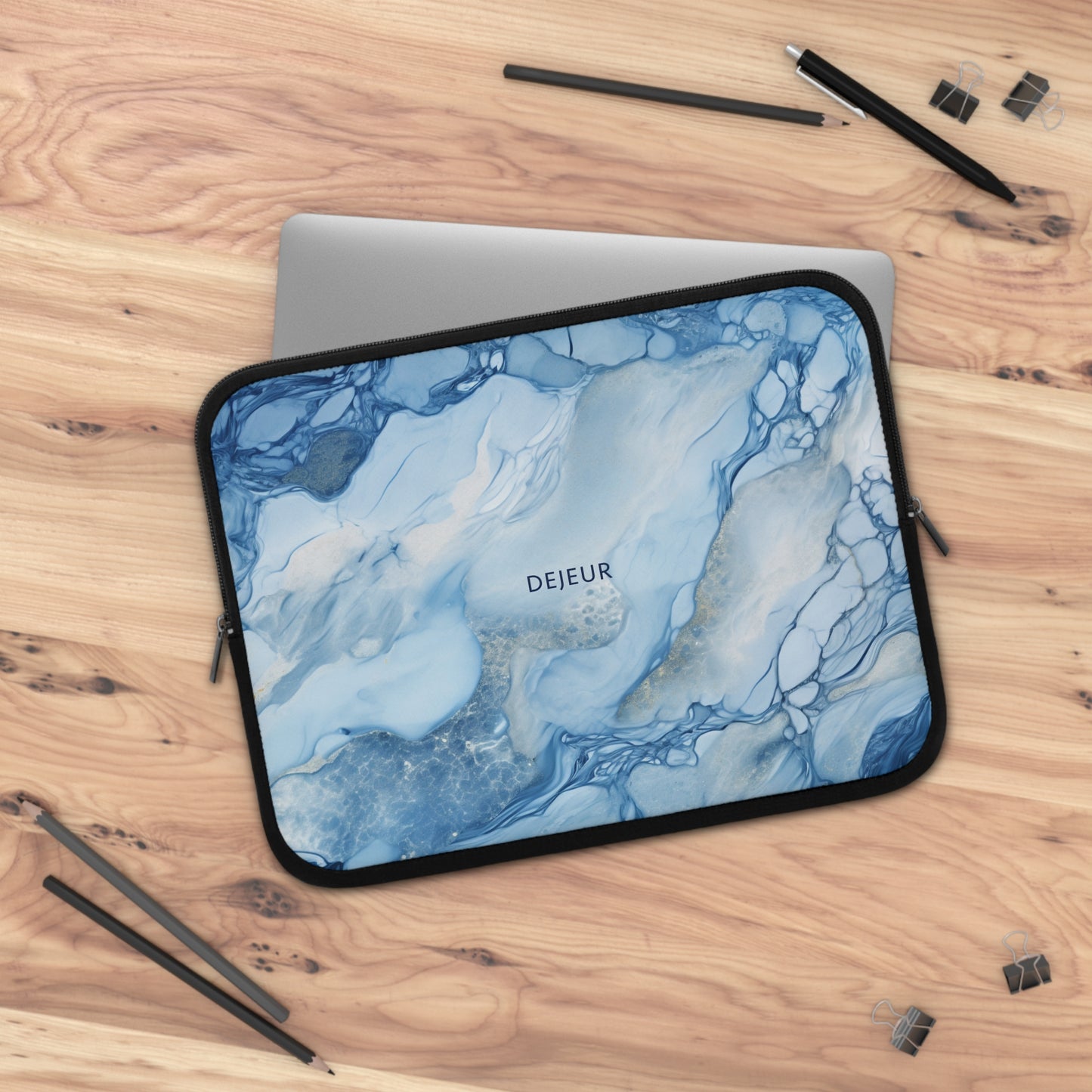 Sky Blue Marble - Laptop Sleeve