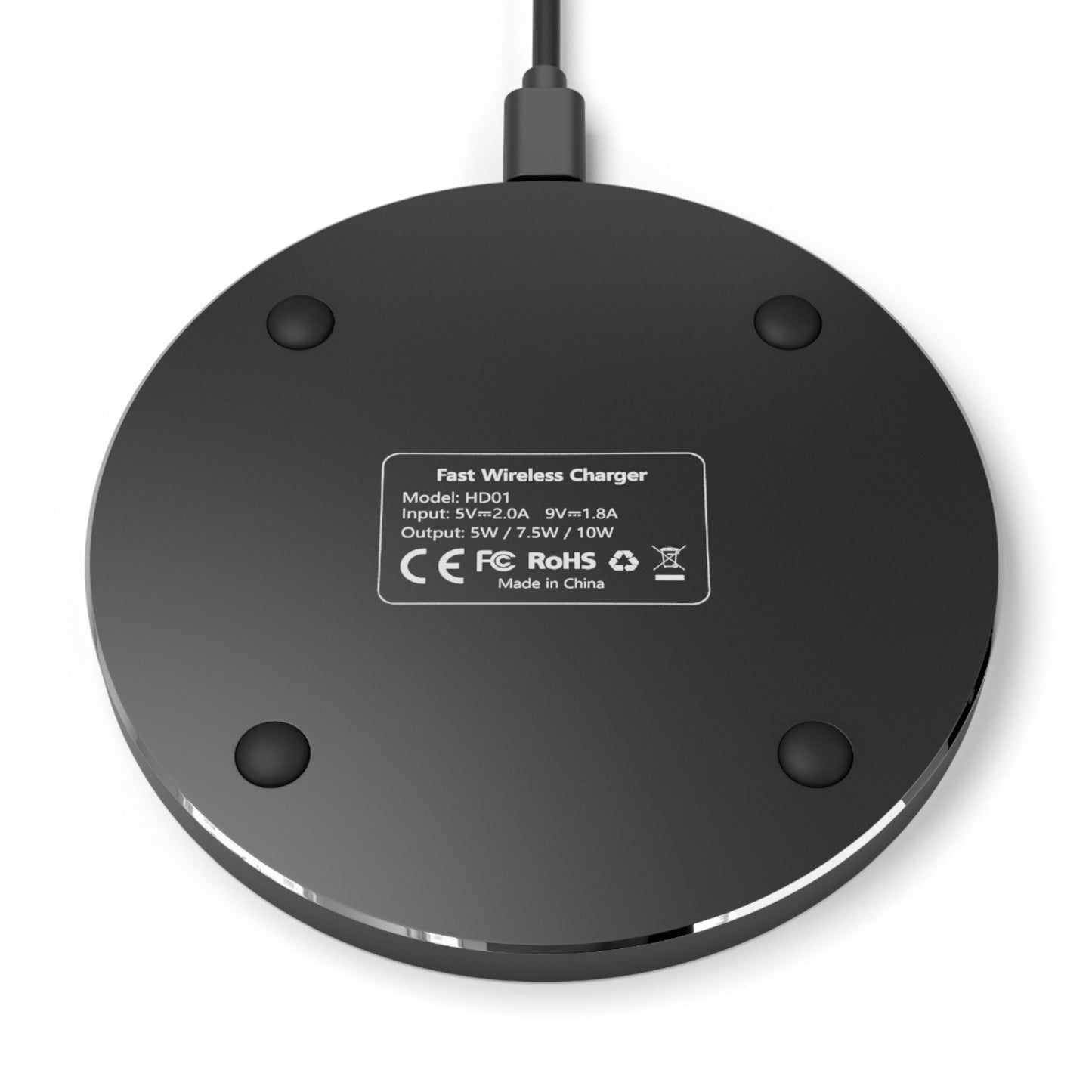 Black - Premium Wireless Charger