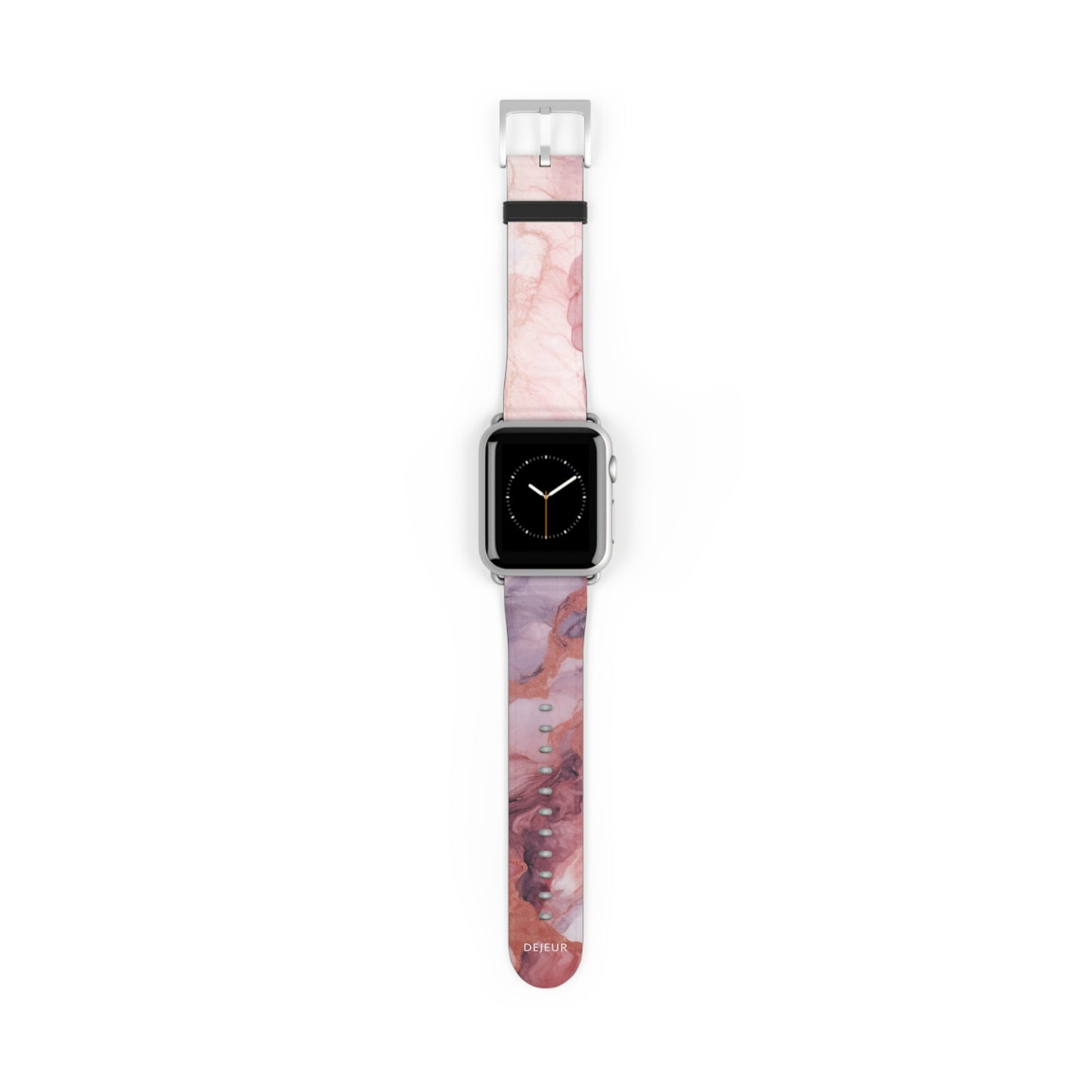 Royal Purple Marble - Leather Apple Watch Band